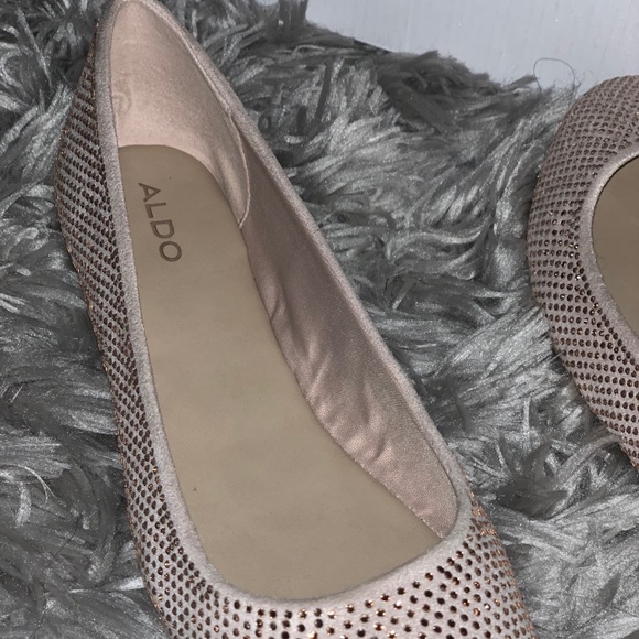 Aldo Pink Jeweled Flats - Picture 2 of 4